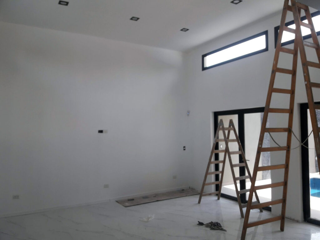 casa p interior terminacion pinturas