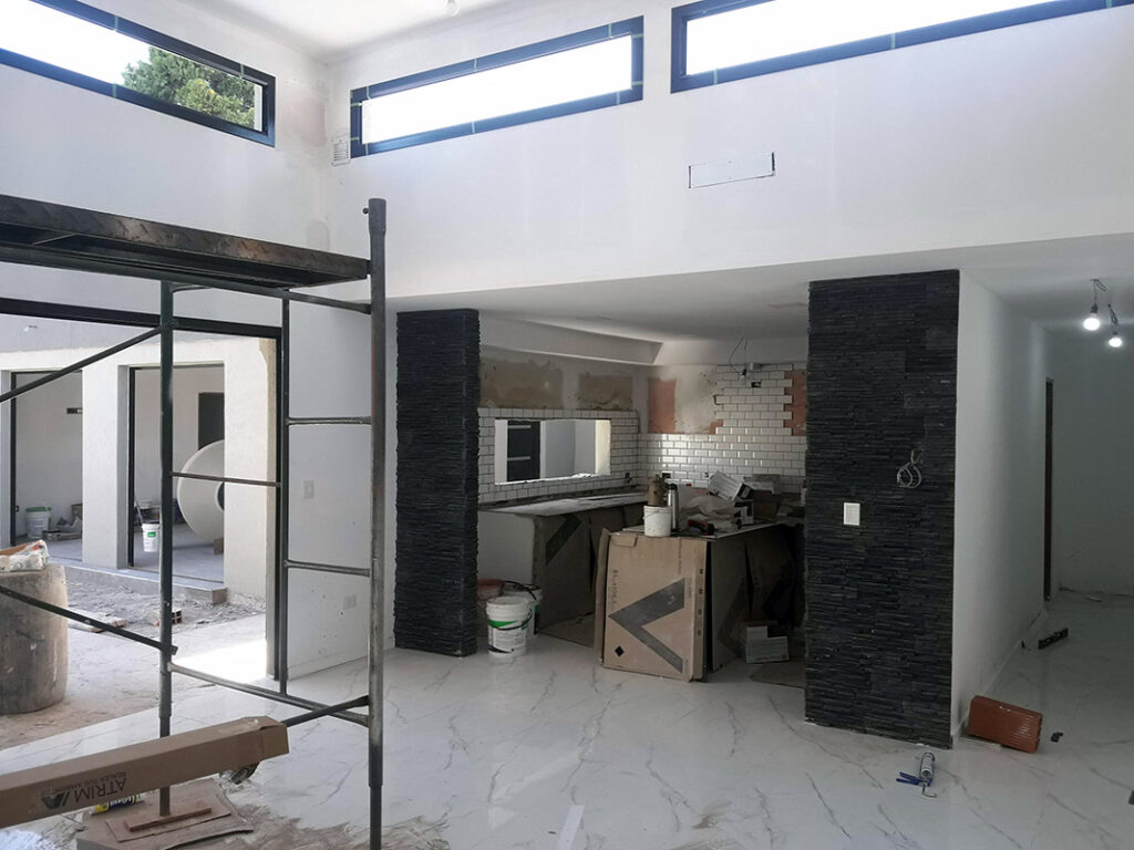 casa p terminaciones interior estar comedor cocina