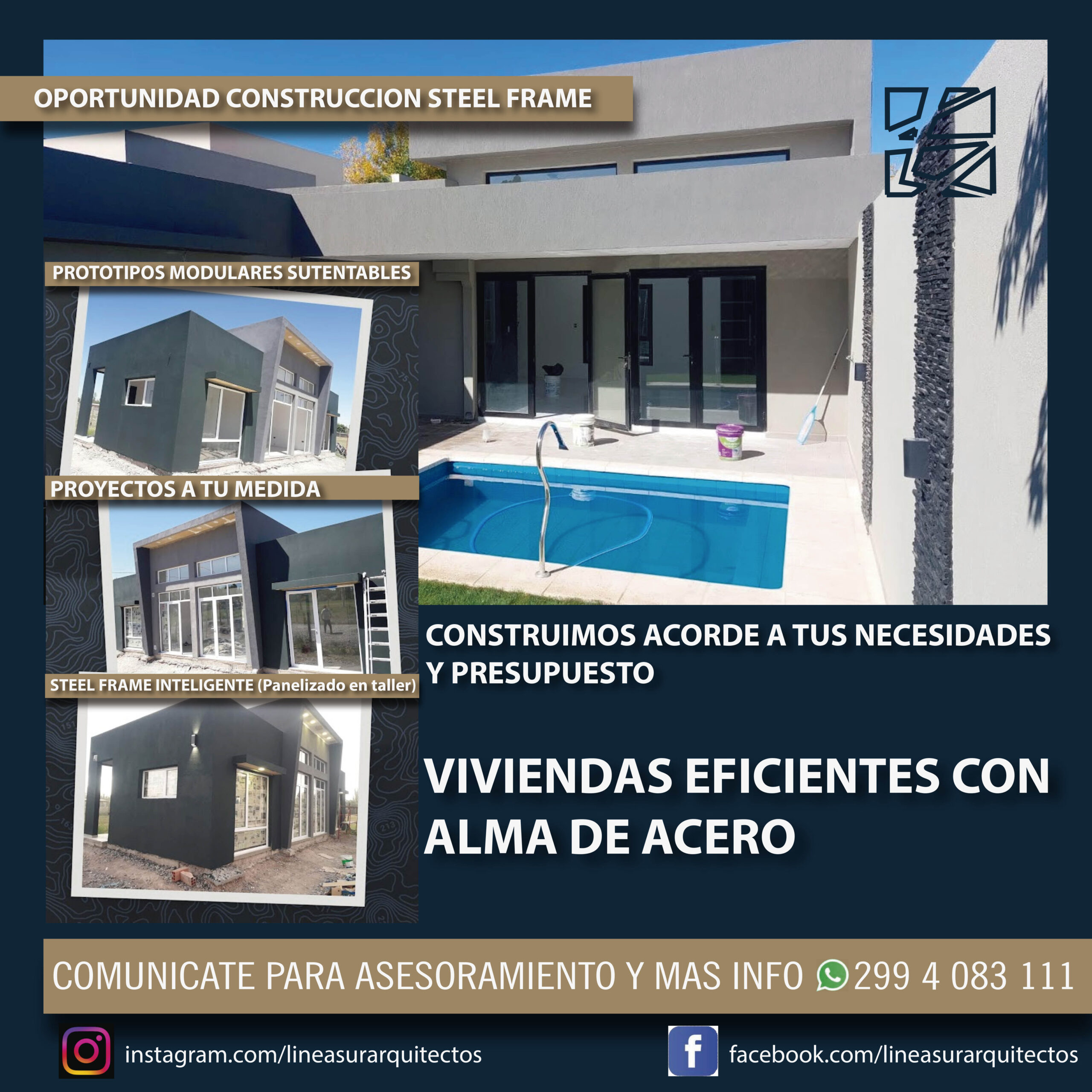 proceso de construcción en steel frame